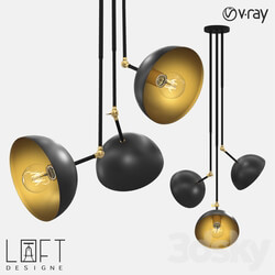 Pendant light - Suspended Light Loft Designe 4748 Model 