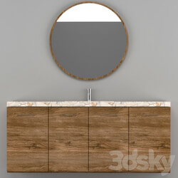 Bathroom furniture - wooden bathroom 