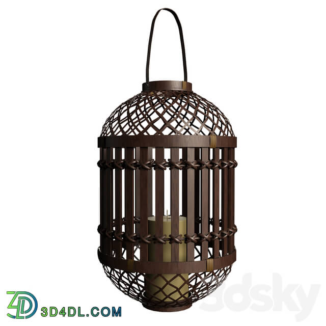 Other decorative objects - Wooden Lamp