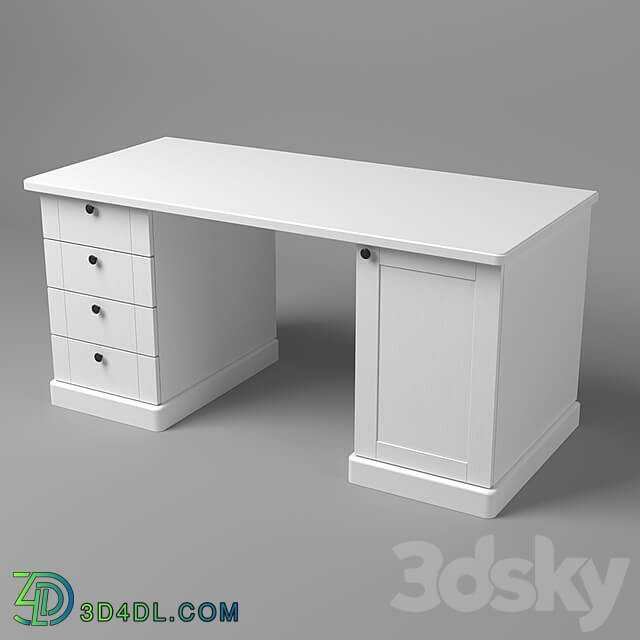 Table - White writing desk