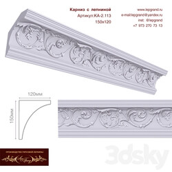 Decorative plaster - Stucco cornice 