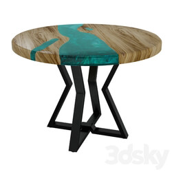 Table - Slab table epoxy 