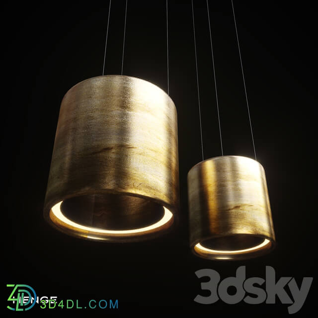 Pendant light - Lamp _Light Ring Horizintal XS_ from HENGE _OM_