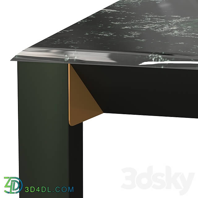 Table - Molteni table Half a square