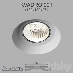 Spot light - Aratta KVADRO 001 _130x130x27_ 