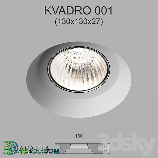 Spot light - Aratta KVADRO 001 _130x130x27_
