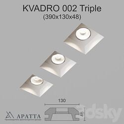 Aratta KVADRO 002 Triple 390x130x48  