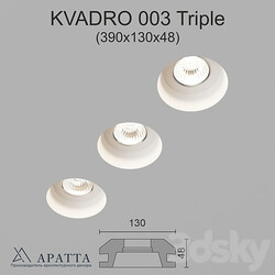 Spot light - Aratta KVADRO 003 Triple _390x130x48_ 