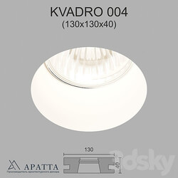 Spot light - Aratta KVADRO 004 _130x130x40_ 