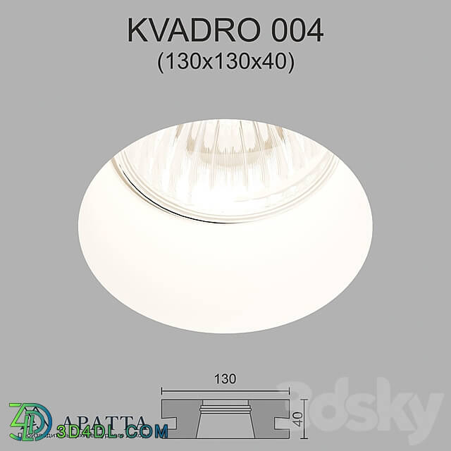 Spot light - Aratta KVADRO 004 _130x130x40_