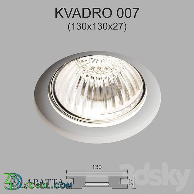 Spot light - Aratta KVADRO 007 _130x130x27_