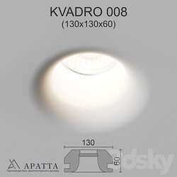 Spot light - Aratta KVADRO 008 _130x130x60_ 