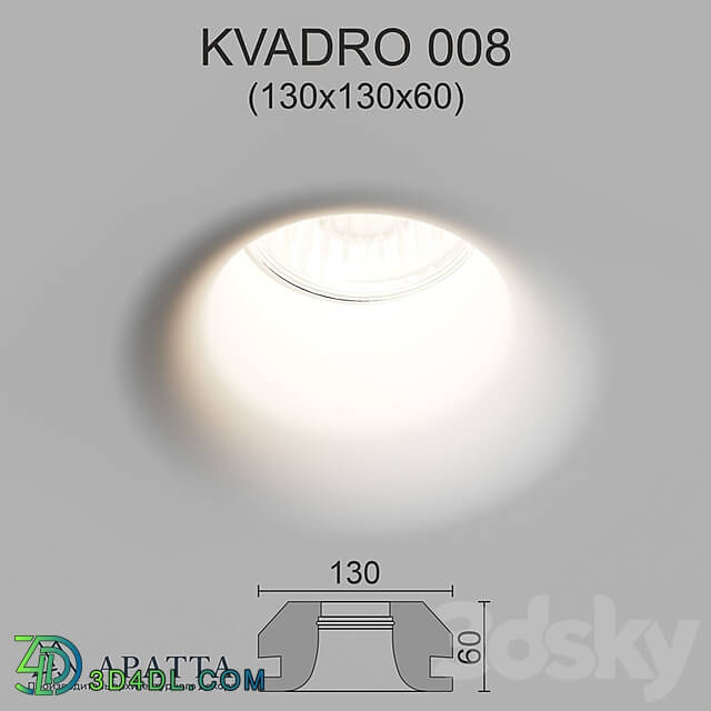 Spot light - Aratta KVADRO 008 _130x130x60_