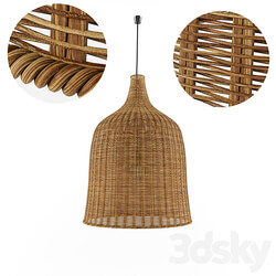 Pendant light - Lamp Rattan Bamboo 