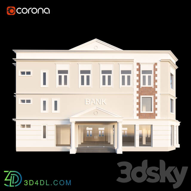 Classical facade Bank