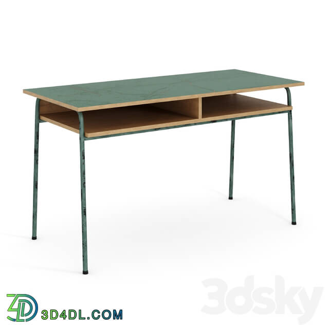 Table - Vintage school classroom table