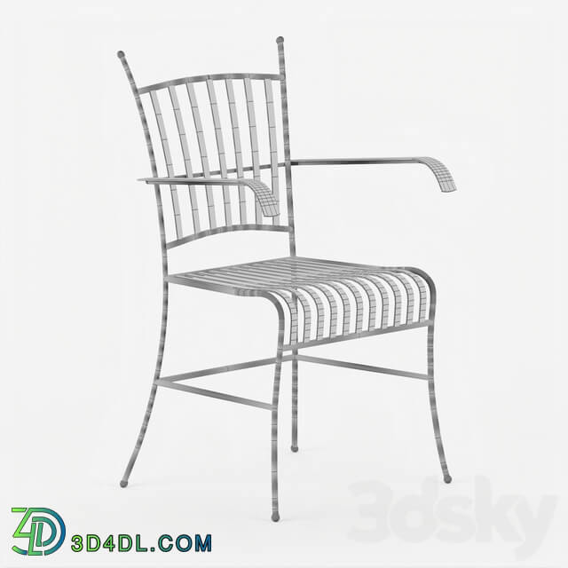 Chair - Arcadia steel armchair