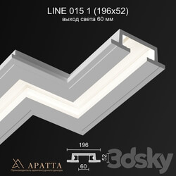 Spot light - Aratta LINE 015 1 _196х52_ light output 60 mm 