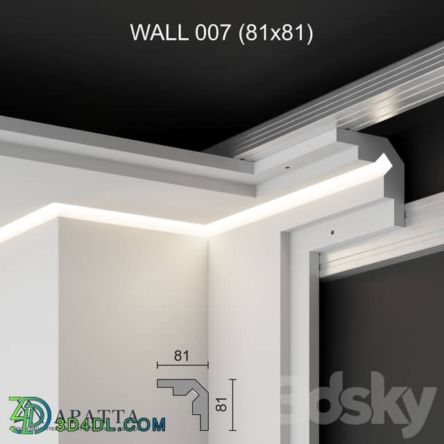 Decorative plaster - Aratta WALL 007 _81х81_