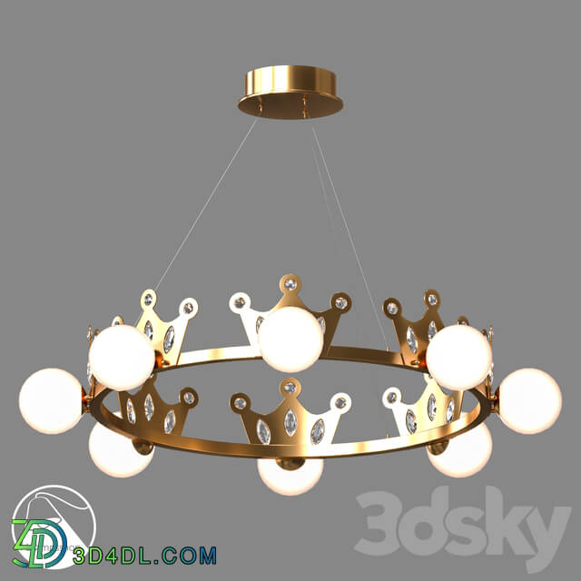 Pendant light - LampsShop.ru CL1337 Chandelier Golden Crown