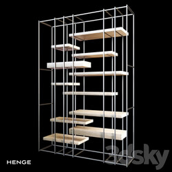 Rack - bookcase _cage-b_ by henge _om_ 