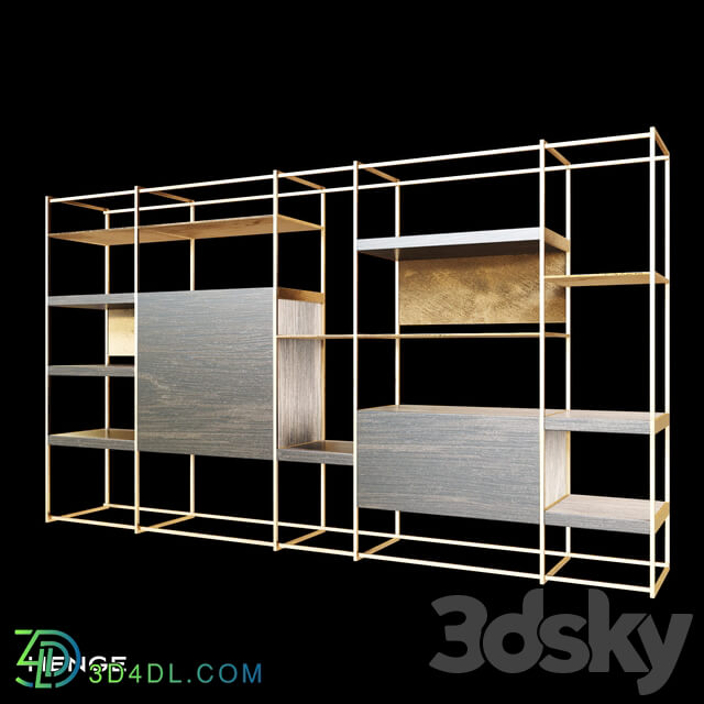 Rack - bookcase _cage-c_ by henge _om_