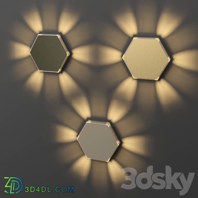 Integrator Stairs Light IT 780 Hexagonal recessed LED lighting fixture for stair steps