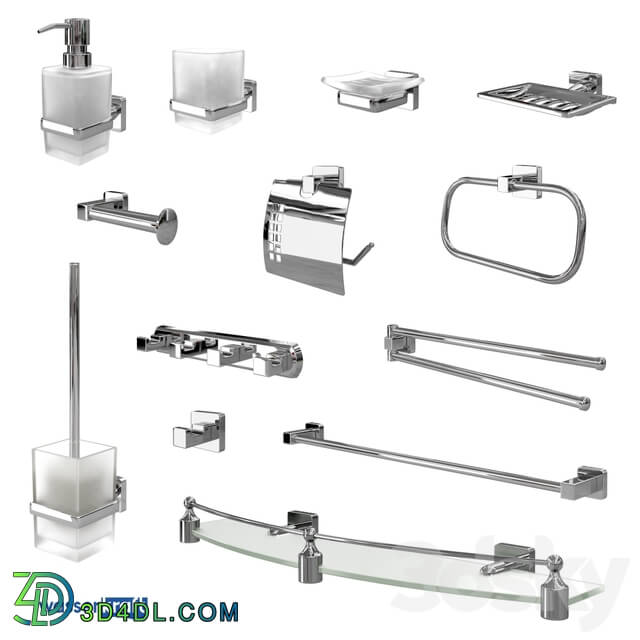 Bathroom accessories - Wall Mounted Bathroom Accessories Dill Series К 3900 Ом