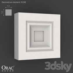 OM Decorative element Orac Decor D200 