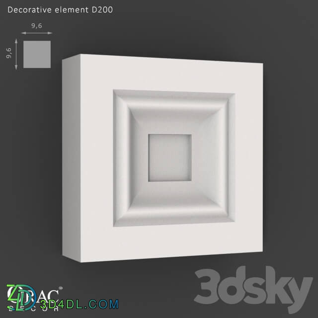 OM Decorative element Orac Decor D200