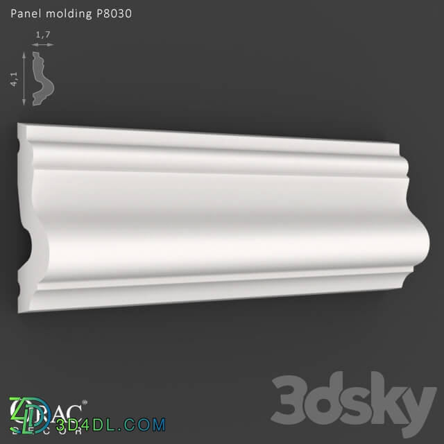 Decorative plaster - OM Panel molding Orac Decor P8030