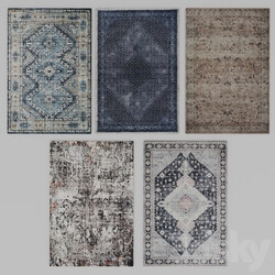 Carpets - Hand Made Carpet Set 5 