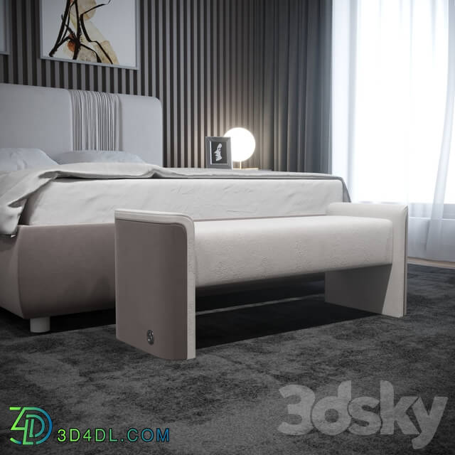 Other soft seating - Bedside bench MOON