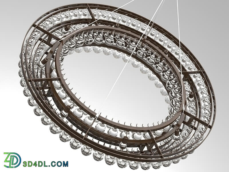 Design Connected Arctic Pear Chandelier Round 120