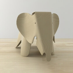 Design Connected Eames Plywood Elephant 
