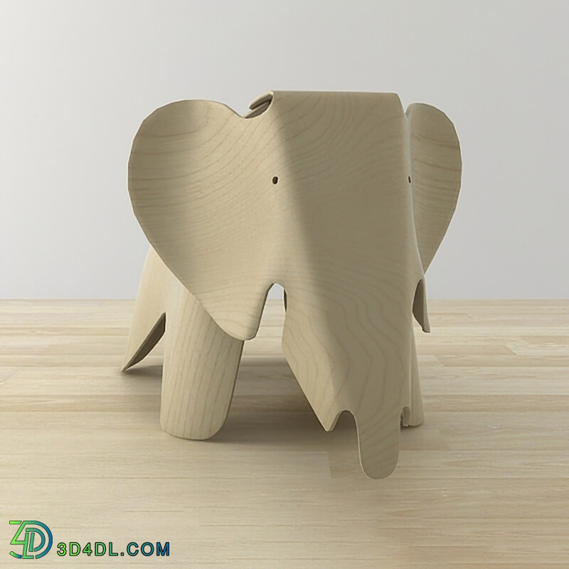 Design Connected Eames Plywood Elephant