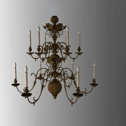 Design Connected Flemish Renaissance Chandelier 