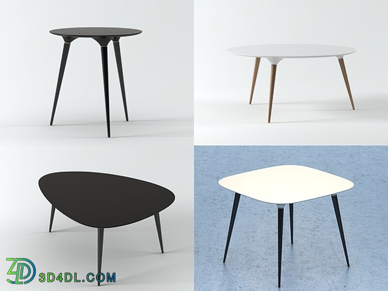 Design Connected Fredericia Furniture Icicle table series
