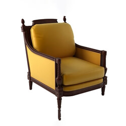 Design Connected Mahogany Armchair 