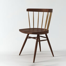 Design Connected Nakashima Straight Chair 