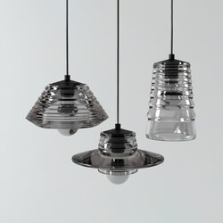 Design Connected Pressed Glass Pendants 