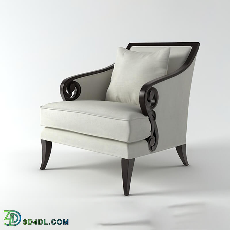 Design Connected Scroll Armchair