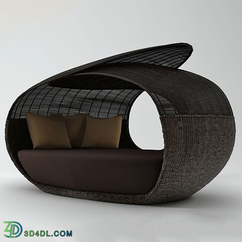 Design Connected Spartan Daybed Open Weaved Top