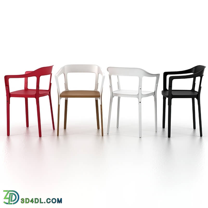 Design Connected Steelwood Chair
