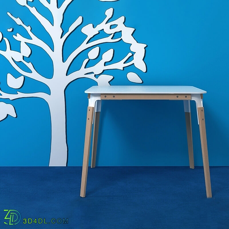 Design Connected Steelwood Table