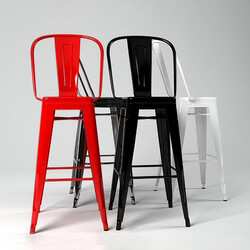 Design Connected Stool with backrest 