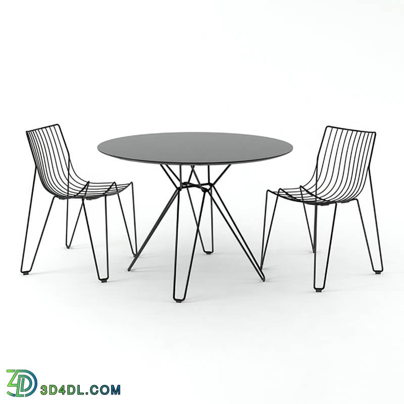 Design Connected Tio Chair and Table