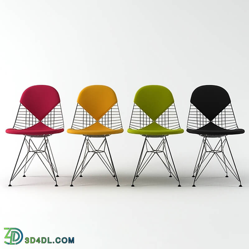 Design Connected Wire Chair DKR