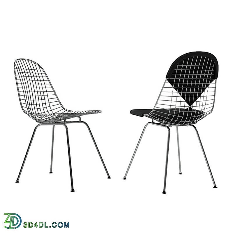 Design Connected Wire Chair DKX