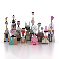 Design Connected Wooden Dolls 